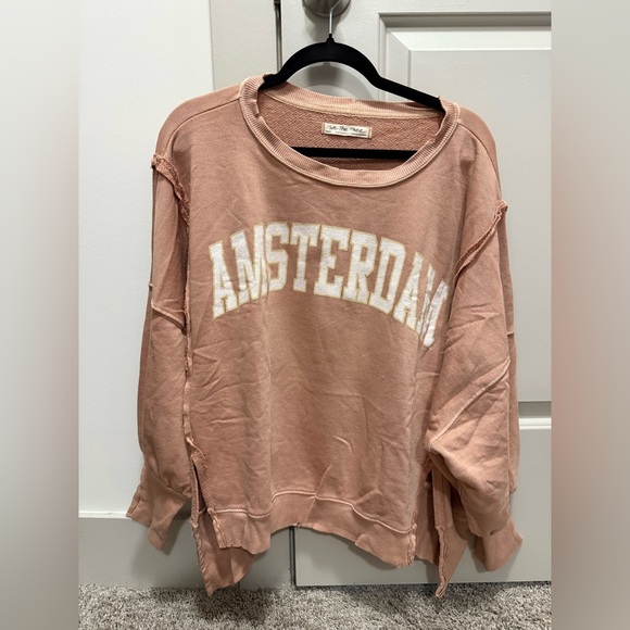 Free People Small Amsterdam Camden Sweatshirt. 💕⚡️ - Picture 1 of 4